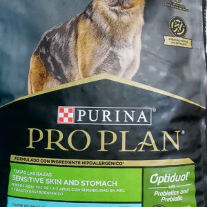 Pro Plan sensitive skin and stomach todas las razas 3.5kg