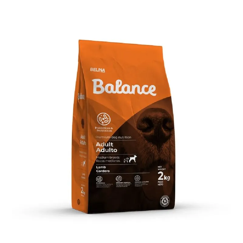 Balance adulto cordero y arroz 2kg -5 kg