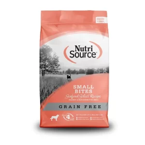 Perros Nutrisource Small Bites Seafood Grain Free 12 Lb
